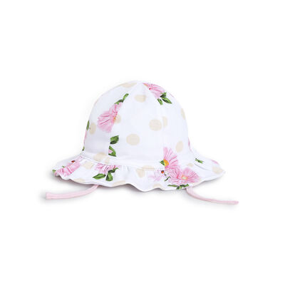Girls White Knitted Hat